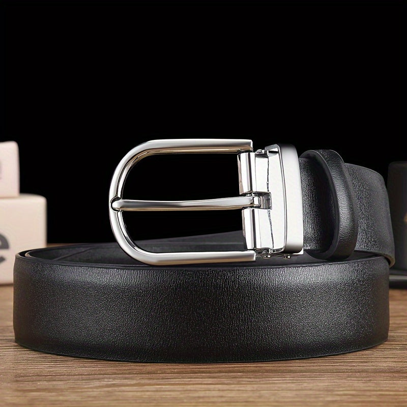 Jack Marc Elegant Men's Genuine Leather Belt