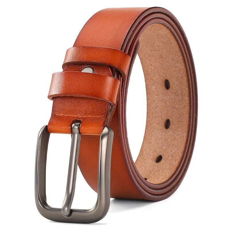 Stylish Casual Retro Buckle Genuine Leather Belt for Men