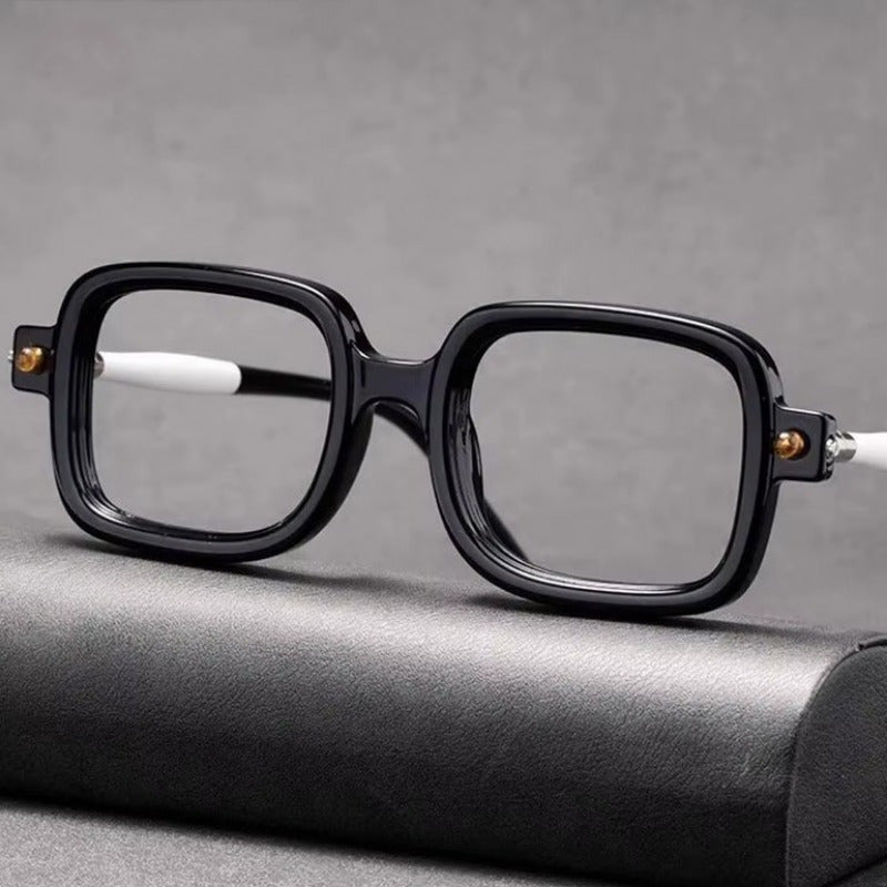 Vintage Style Large Frame Anti-Blue Light Glasses