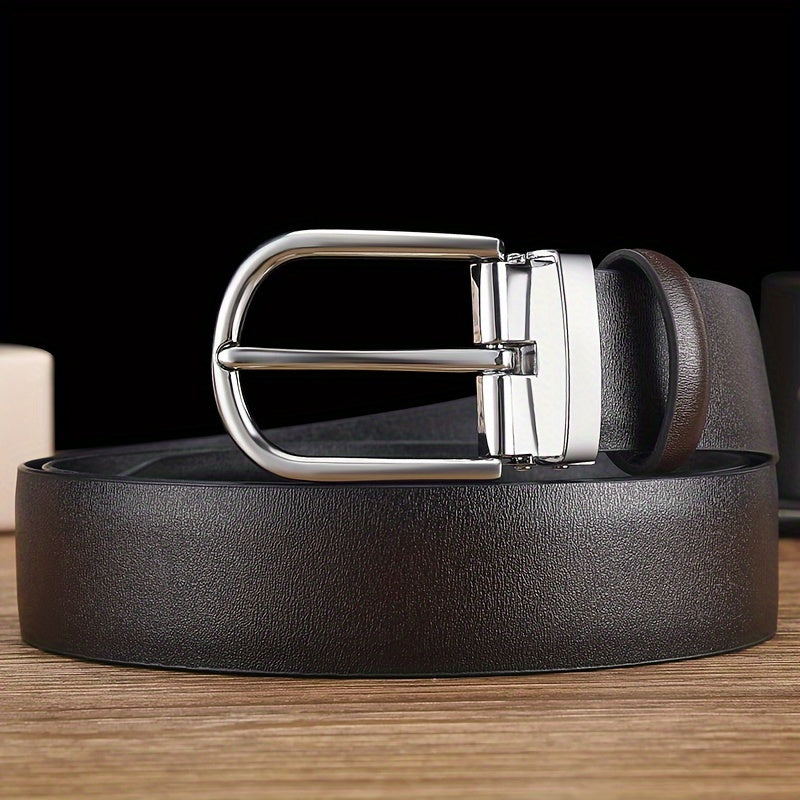 Jack Marc Elegant Men's Genuine Leather Belt
