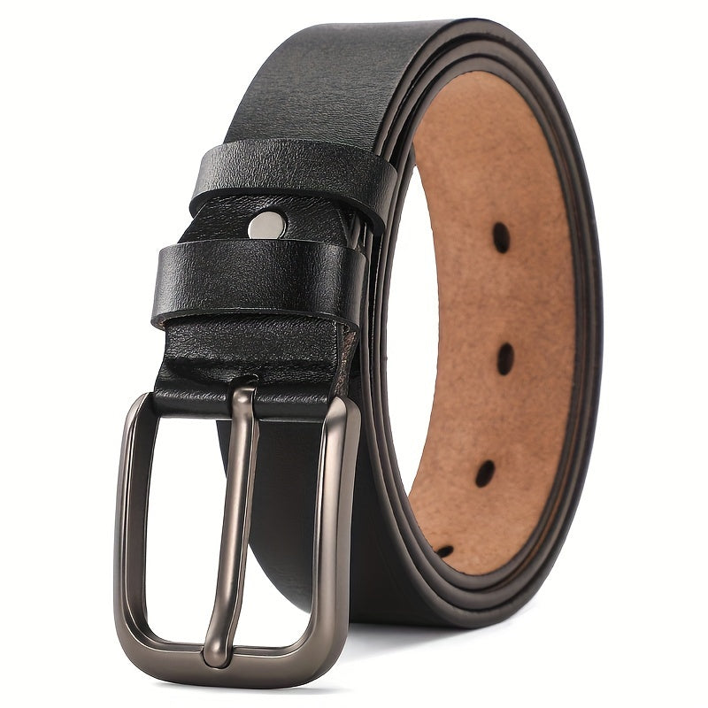 Stylish Casual Retro Buckle Genuine Leather Belt for Men