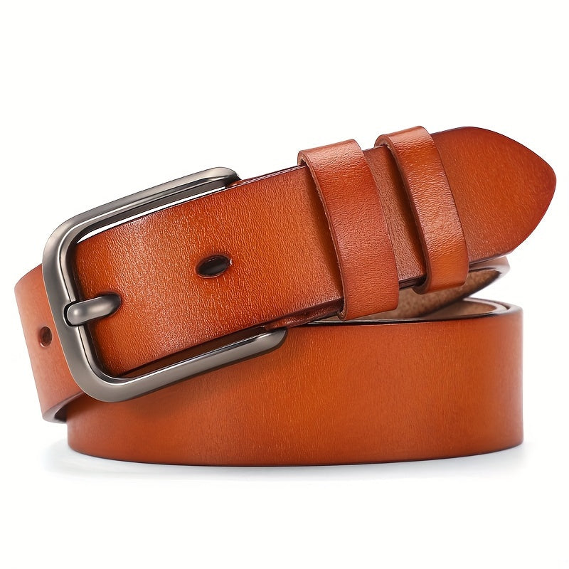 Stylish Casual Retro Buckle Genuine Leather Belt for Men