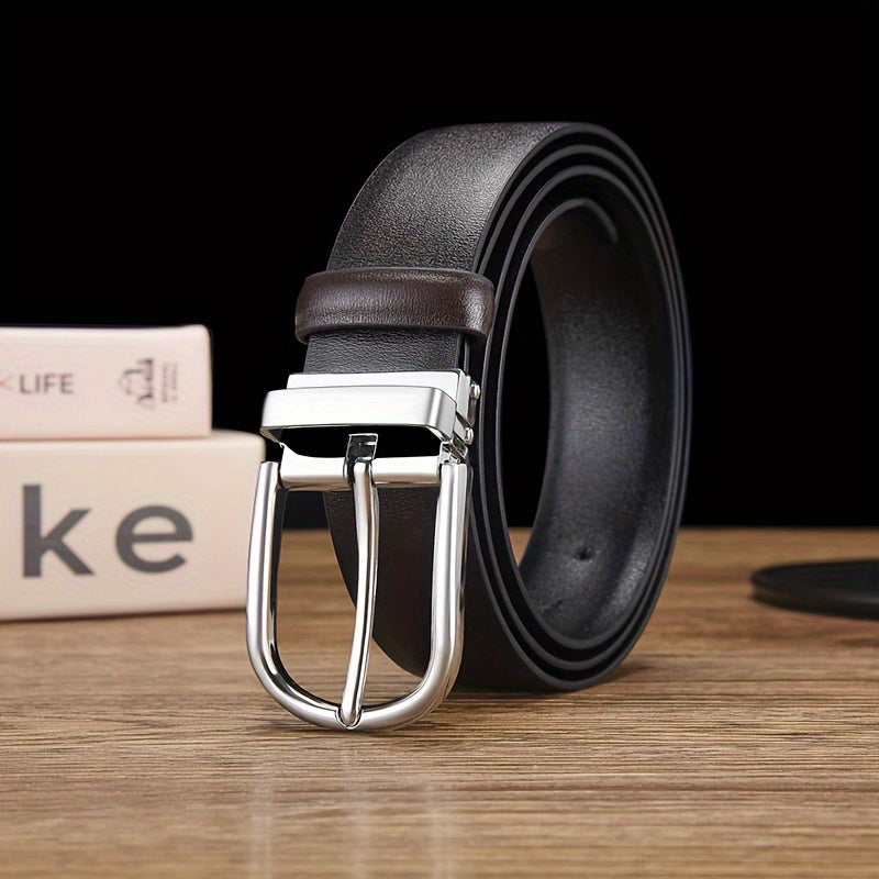 Jack Marc Elegant Men's Genuine Leather Belt