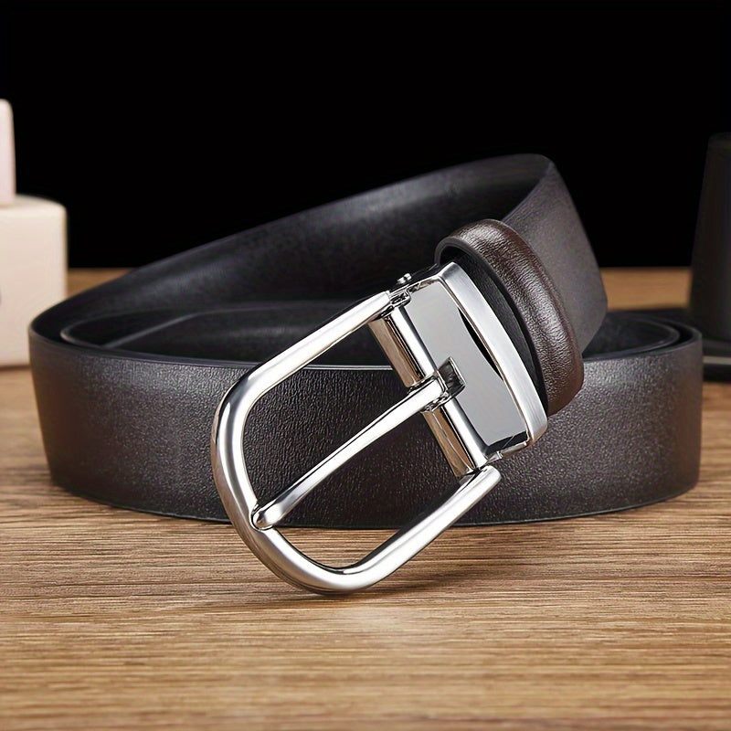 Jack Marc Elegant Men's Genuine Leather Belt