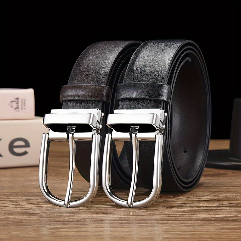 Jack Marc Elegant Men's Genuine Leather Belt