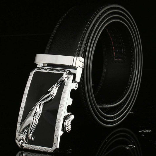 Buy Designer Automatic Buckle Luxury Jaguar Leather Belt For Men-Jackmarc - JACKMARC.COM