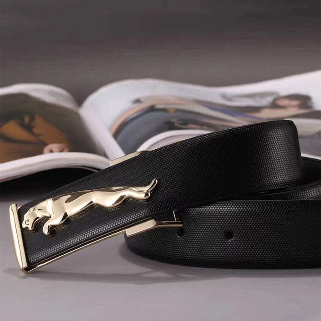 Buy Jack Marc Fashion Jaguar Leather Belt For Men