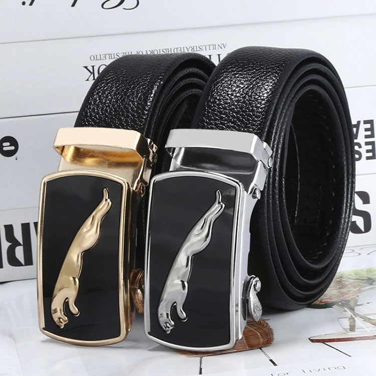 Buy Jackmarc Jaguar Buckle Casual Leather Belt For Men - JACKMARC.COM
