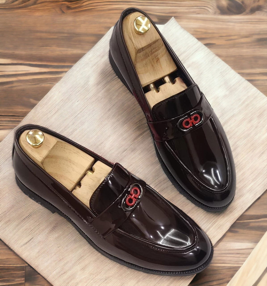 New Fashion Shiny Slip On Loafer Shoes for Men