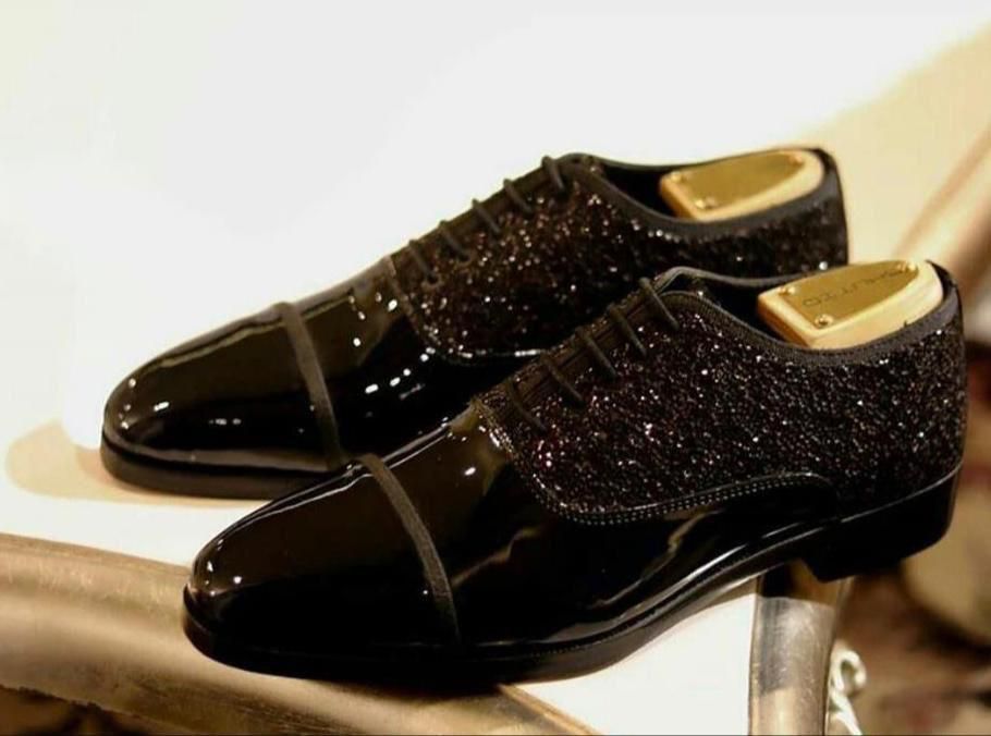 Shining shoes for men top