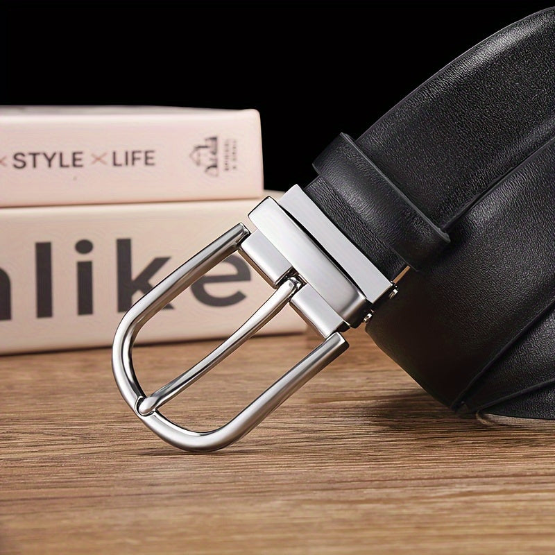 Jack Marc Elegant Men's Genuine Leather Belt