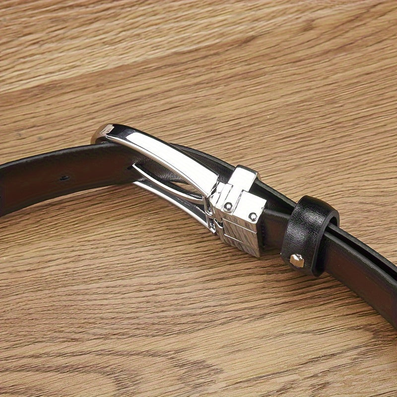 Jack Marc Elegant Men's Genuine Leather Belt