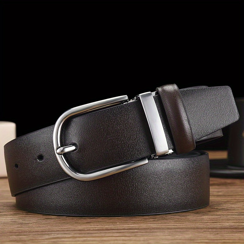 Jack Marc Elegant Men's Genuine Leather Belt
