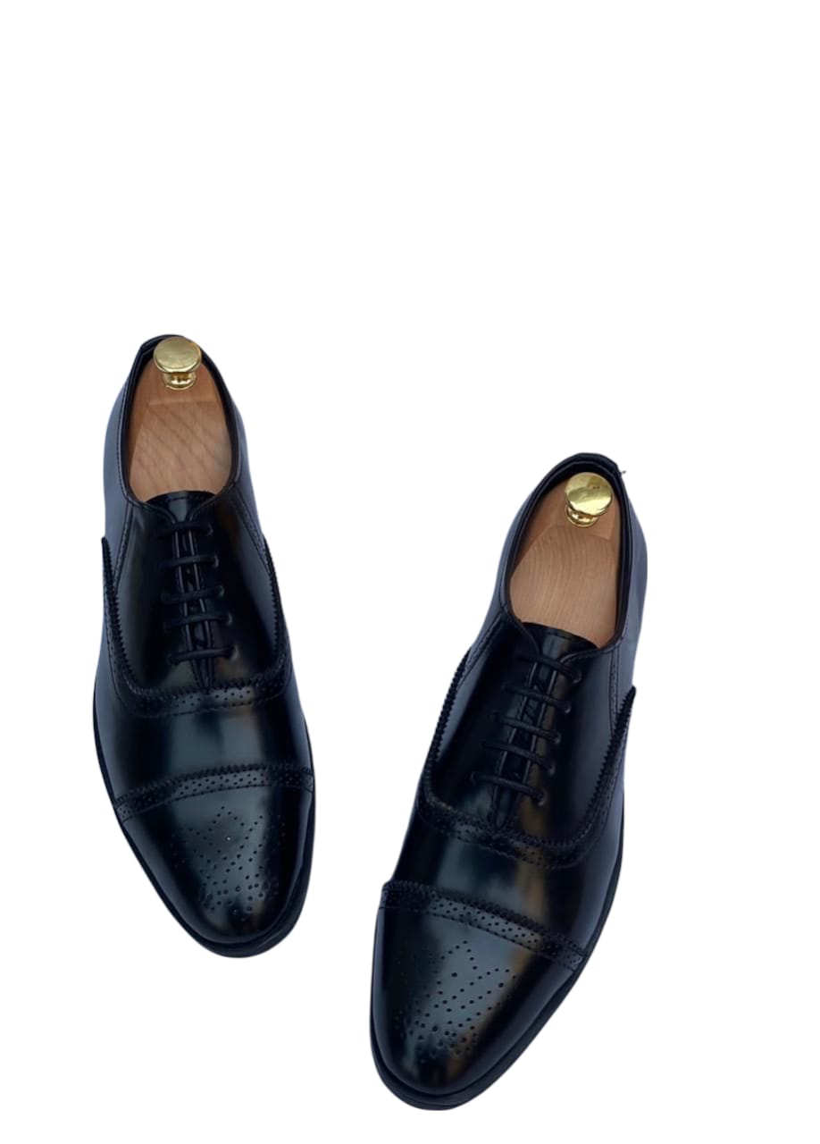 Brogue Formal Black Shoes - JACKMARC.COM