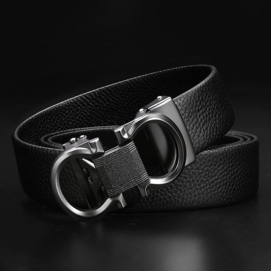 Buy Designer Automatic G Buckle Leather Belt-JM - JACKMARC.COM