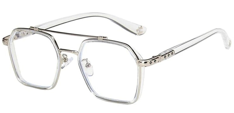 Buy Designer Hexagon Anti-Blue Eyeglasses For Men-Jackmarc.com - JACKMARC.COM
