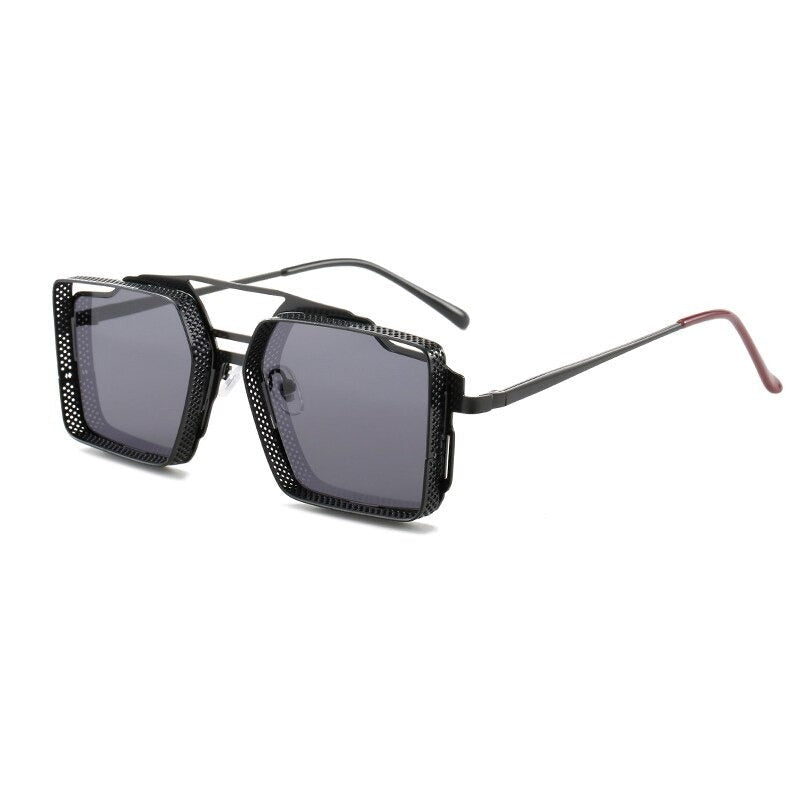 Buy Fashion Square Steampunk Sunglasses For Men -Jackmarc - JACKMARC.COM