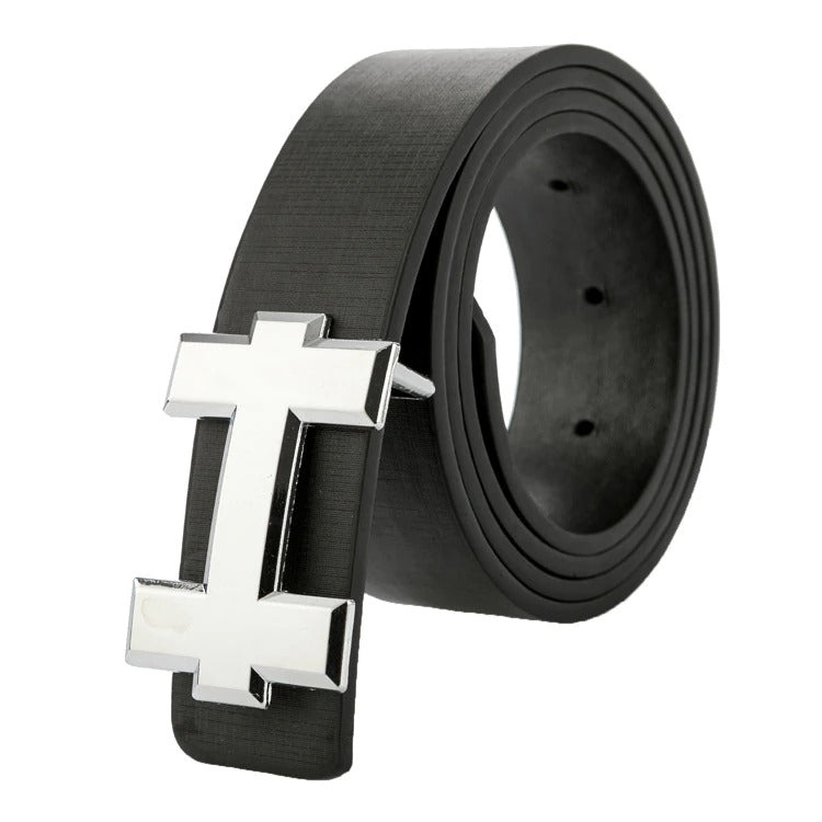 Buy H Buckle Designer Genuine Leather Belts For Men - JACKMARC.COM