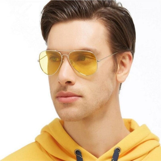 Buy New Anti-Glare Night Vision Pilot Sunglasses -Jackmarc - JACKMARC.COM