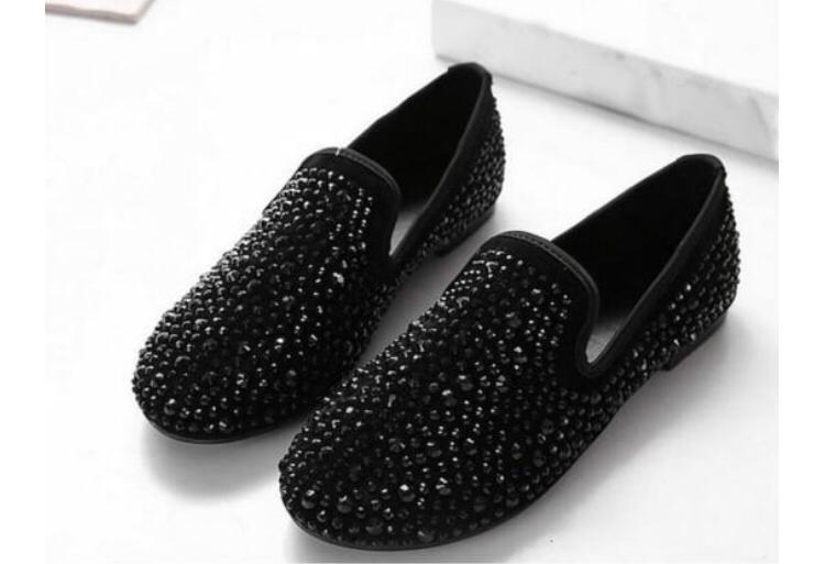 Buy New Arrival Fashion Full Studded  Moccasins For Partywear And Casualwear- JackMarc - JACKMARC.COM