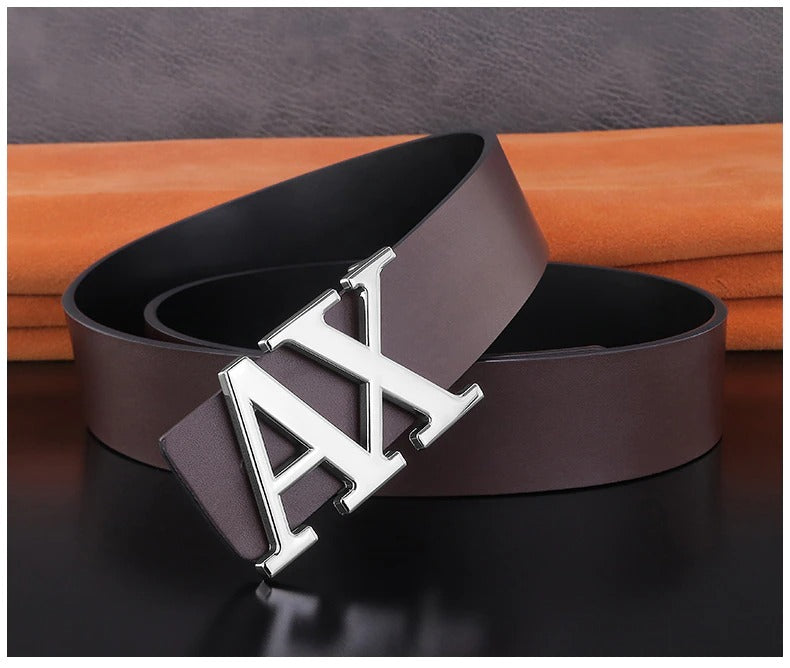 Buy New Arrival Jack Marc X Buckle Leather Belt For Men - JACKMARC.COM