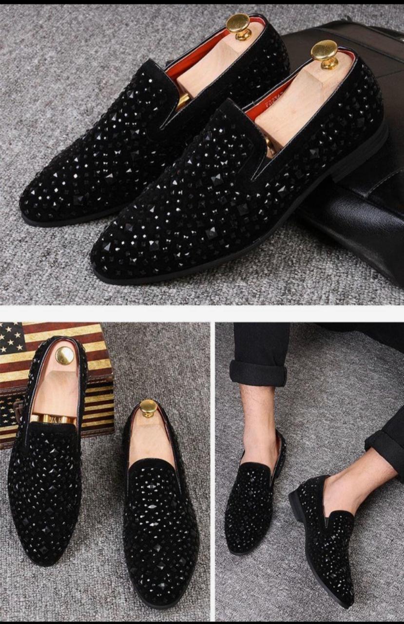 Buy Now Fashion Premium Studded Moccasins Casual And Party Wear Suede Shoes For Men- JackMarc - JACKMARC.COM