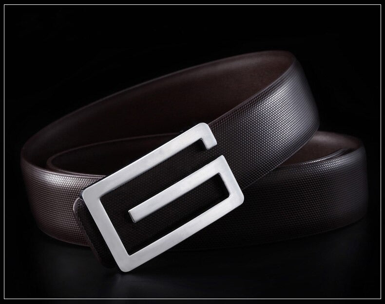 Buy Stylish G Buckle Luxury Leather Belt For Men-Jackmarc.com - JACKMARC.COM