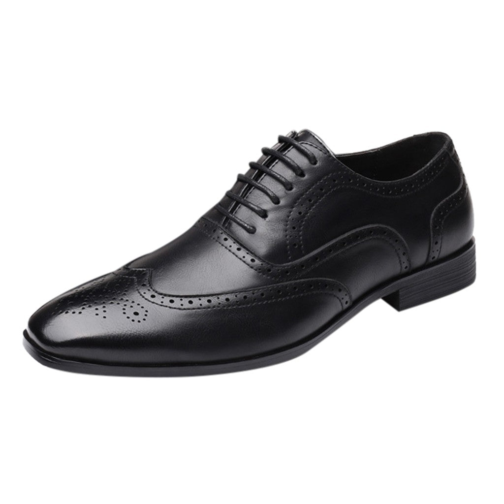 Classic Business Formal Shoes Pointed Toe leather For Men-JACKMARC - JACKMARC.COM