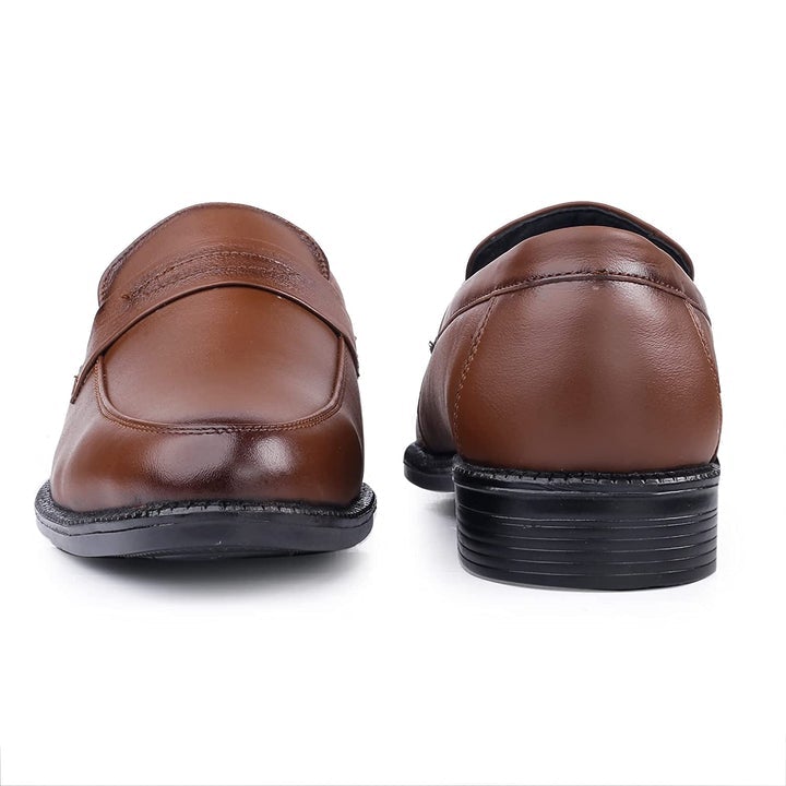 Fashion Loafer Leather Slip on Shoes - JACKMARC.COM