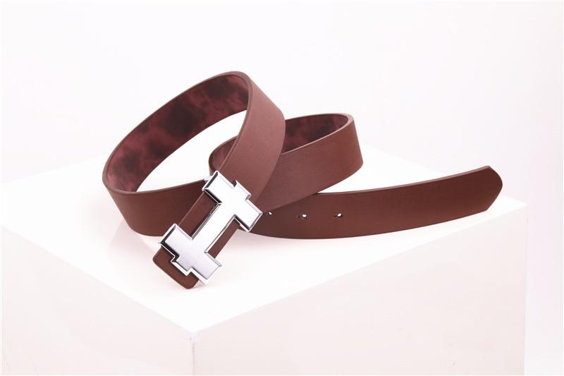 Luxury Designer H Brand Designer Belts Men High Quality PU Leather Belt Buckle Strap for Jeans-JACKMARC - JACKMARC.COM