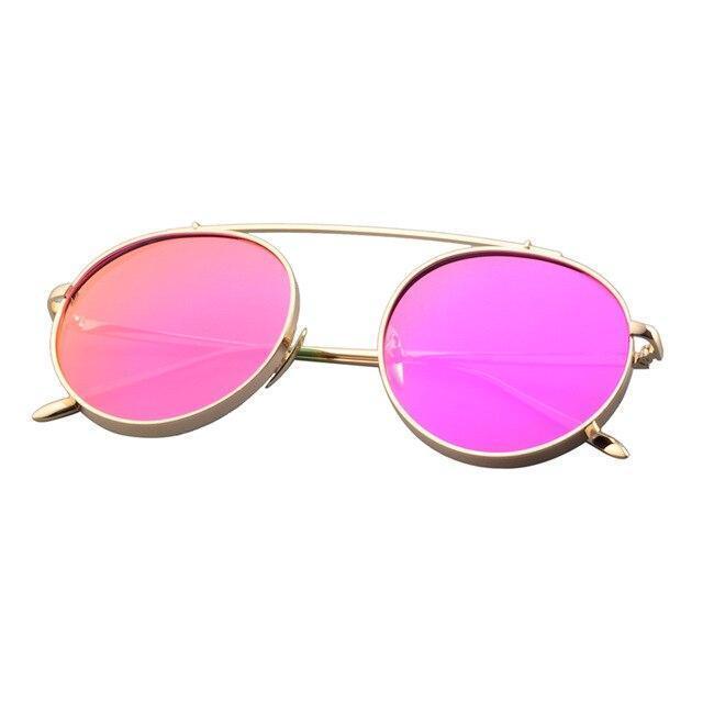 Most Stylish Metal Frame Round Sunglasses For Men And Women-JackMarc - JACKMARC.COM