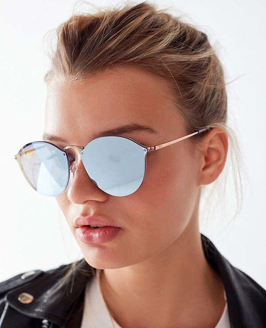 New Blaze Style Rimless Sunglasses For Men And Women -JackMarc - JACKMARC.COM