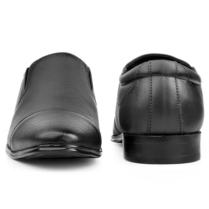 New Fashion Black Formal Leather Shoes - JACKMARC.COM