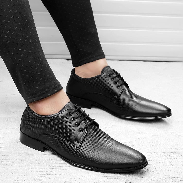New Fashion Formal Leather Lace up Shoes For Office And Party Wear - JackMarc - JACKMARC.COM