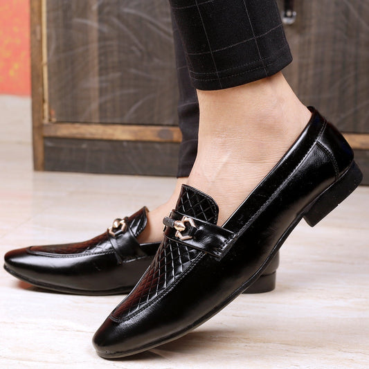 New Luxury Edition Black Loafer For Men Party And Casual Wear -JackMarc - JACKMARC.COM