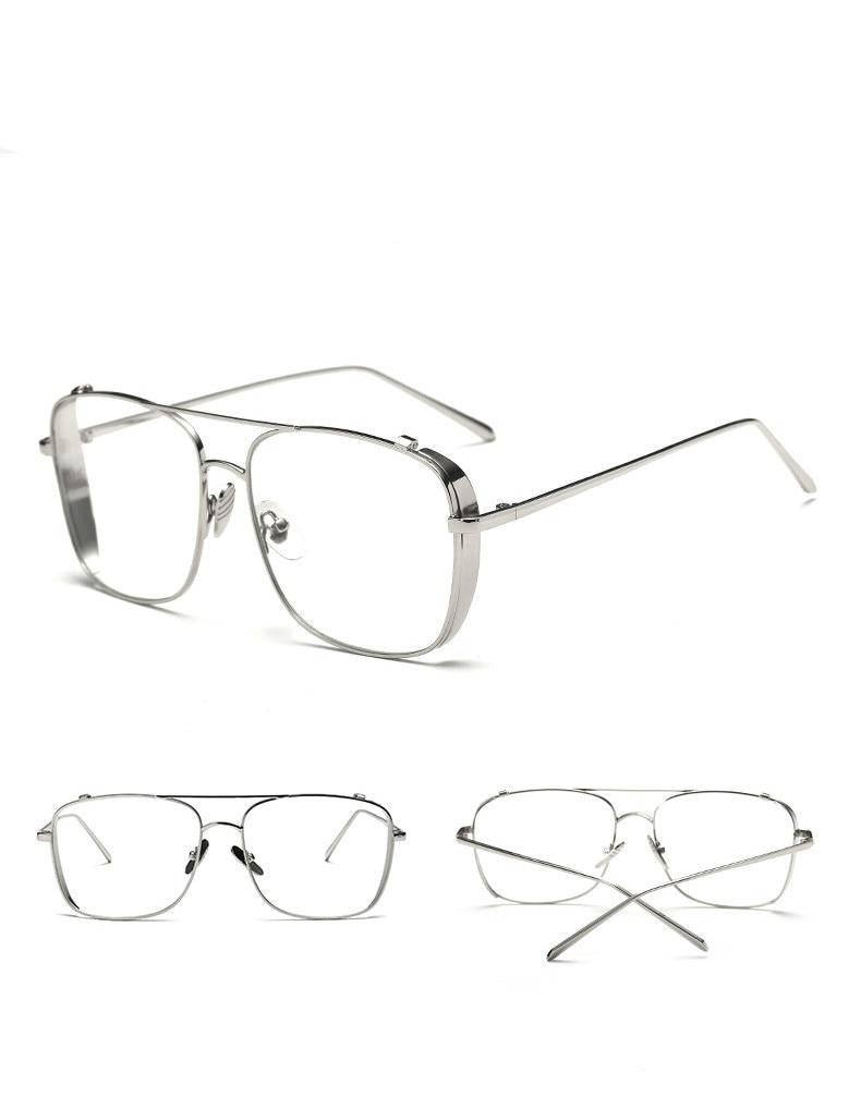 Optical Alloy Glasses Frame Women Men Oversized Transparent Eyeglasses Frames - JACK MARC - JACKMARC.COM