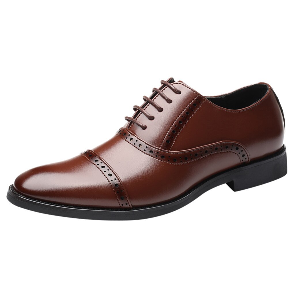Oxford Leather Shoes For Men Casual Formal And Party Wear- JACKMARC - JACKMARC.COM