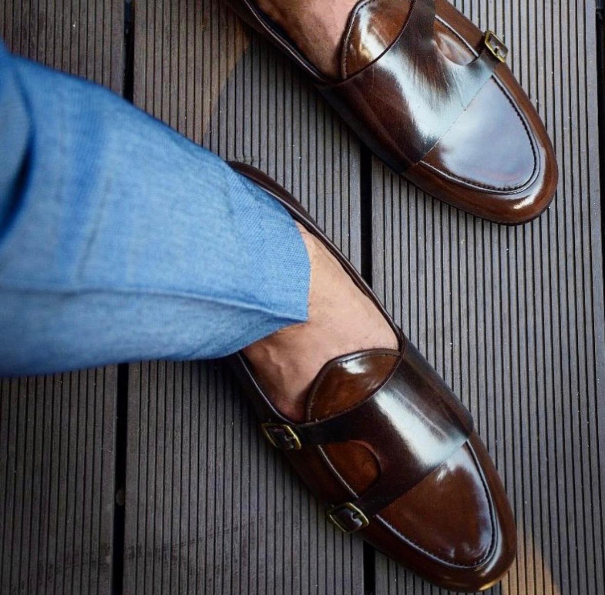 Patent Monk Shoes Men - JACKMARC.COM