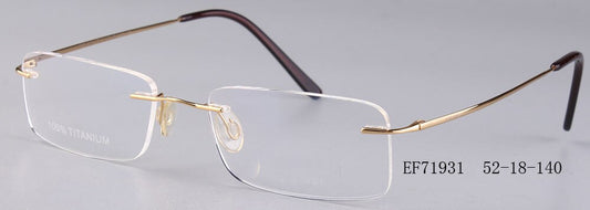 Rimless Glasses Man Points Women Titanium Optical Frames - JACKMARC - JACKMARC.COM