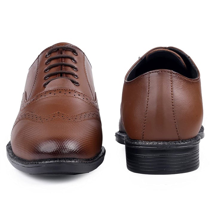 Stylish Formal Leather Lace up Shoes For Office And Party Wear - JackMarc - JACKMARC.COM