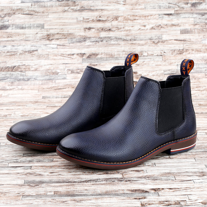 Buy New Men's British Blue Chelsea Boots are designed for all seasons