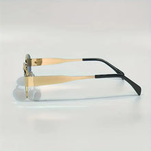 Load image into Gallery viewer, Stylish Oval Metal Frame Anti-reflective Eyeglasses
