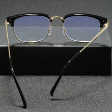 Load image into Gallery viewer, Square Semi-Metal Frame Blue Light Blocking Glasses
