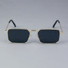 Vintage Minimalist Rectangular Sunglasses