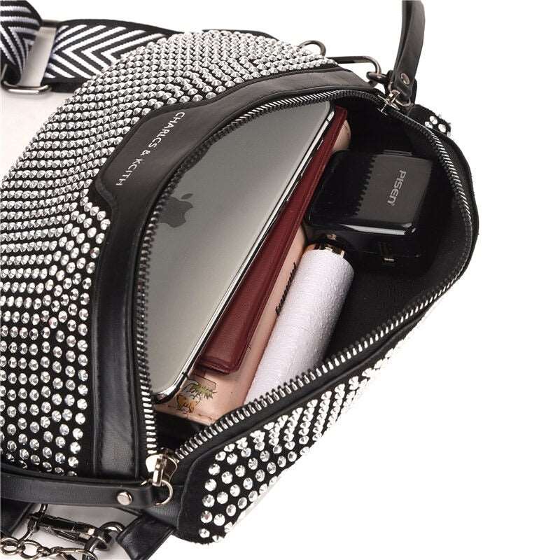 Buy Designer Diamond Cross Body Partywear Bag For Girls-Jackmarc.com