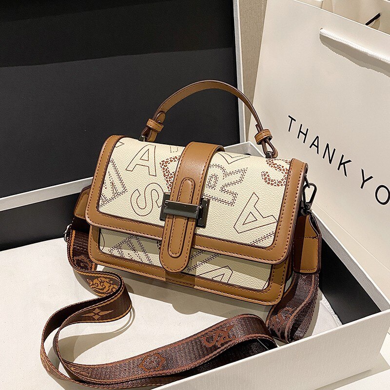 Women's Luxury Designer Letter Shoulder Bag