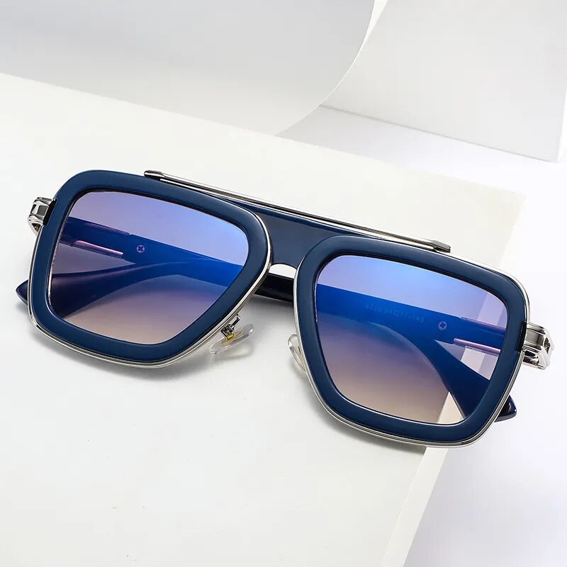 Retro Men's Square Sunglasses