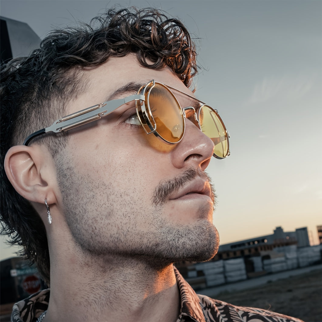 Stylish Bold cyberpunk sunglasses