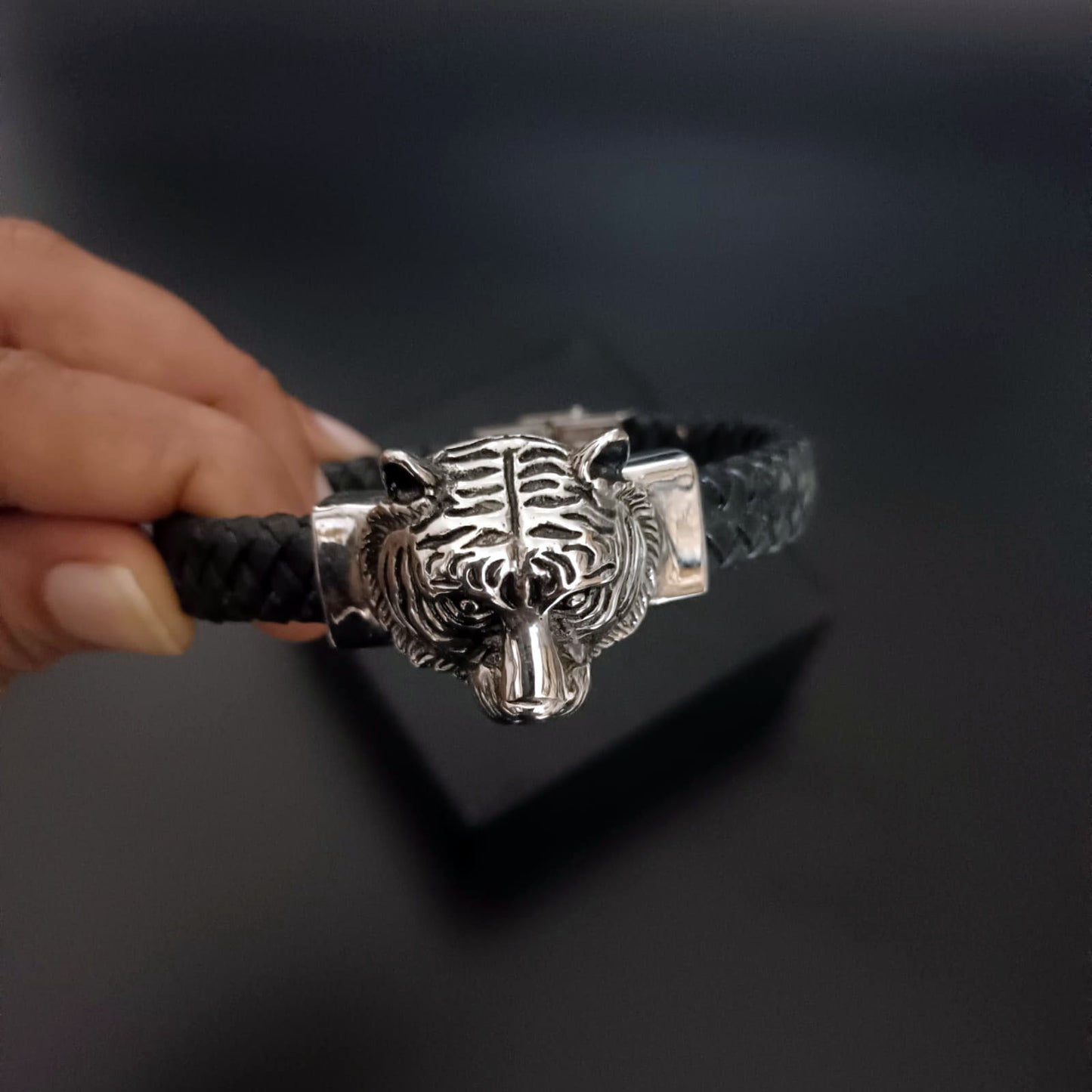 New Silver Tiger Bracelet For Men-Jack Marc