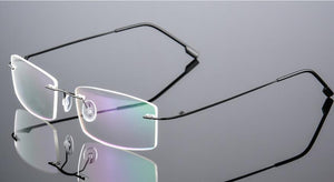 Rimless Titanium Eyeglasses